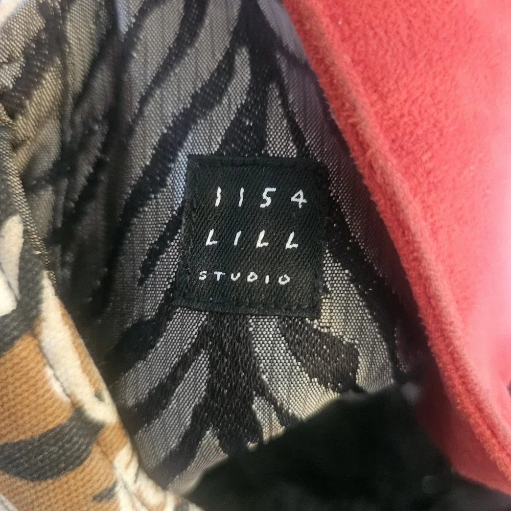 Lisa Lill for 1154 Lill Studio Custom Floral Hobo Shoulder Bag